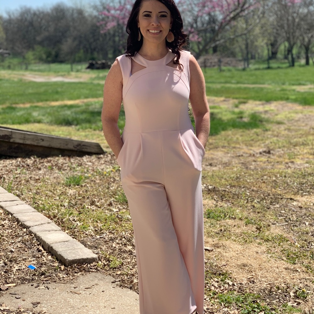 Beautiful light pink romper